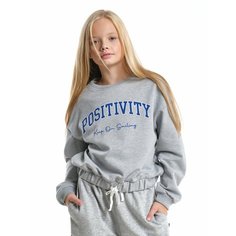 Свитшот Mini Maxi, размер 140, серый