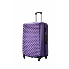 Чемодан-рюкзак Lcase, 74 л, размер 24", фиолетовый