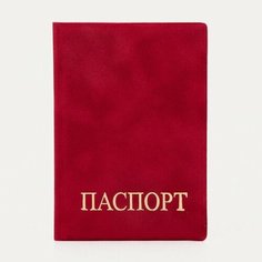 Обложка для паспорта , мультиколор, красный