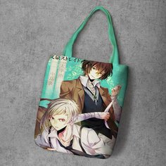 Сумка шоппер Anime Dakimakura, фактура рельефная, мультиколор