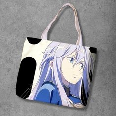 Сумка шоппер Anime Dakimakura, фактура рельефная, мультиколор