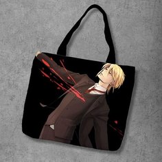 Сумка шоппер Anime Dakimakura, фактура рельефная, мультиколор