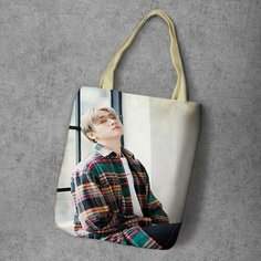 Сумка шоппер Anime Dakimakura, фактура рельефная, мультиколор