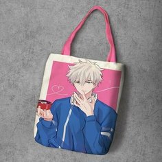 Сумка шоппер Anime Dakimakura, фактура рельефная, мультиколор
