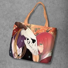 Сумка шоппер Anime Dakimakura, фактура рельефная, мультиколор