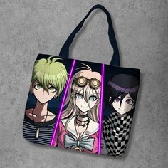 Сумка шоппер Anime Dakimakura, фактура рельефная, мультиколор