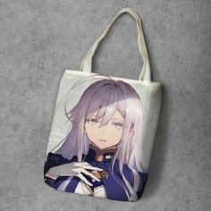 Сумка шоппер Anime Dakimakura, фактура рельефная, мультиколор