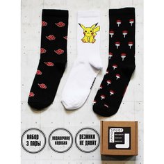 Носки SNUGSOCKS, 3 пары, размер 36-41, красный