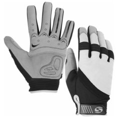 Перчатки NovaSport, серый, черный