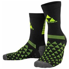 Носки Fischer, черный, зеленый