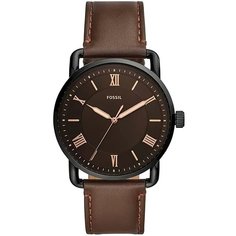Наручные часы FOSSIL Copeland, коричневый, черный