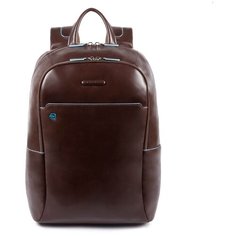 Рюкзак PIQUADRO Blue Square, фактура гладкая, коричневый