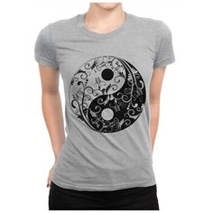 Футболка DS Apparel, размер S, серый