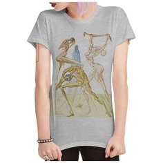 Футболка DS Apparel, размер S, серый