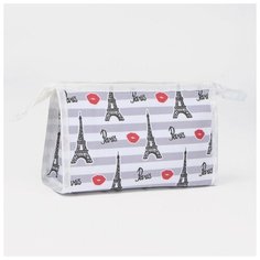 Косметичка серый, белый
