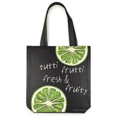 Сумка шоппер Bruno Visconti, зеленый, черный