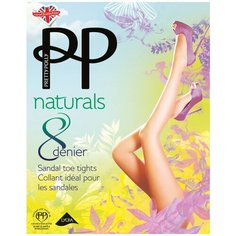 Колготки Pretty Polly Naturals, 8 den, размер XL, золотой, коричневый