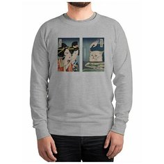 Свитшот DreamShirts Studio, размер 3XL, серый