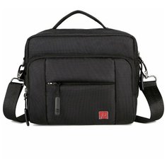 Сумка мессенджер Rittlekors Gear, фактура гладкая, черный