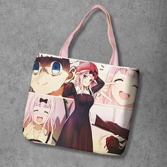 Сумка шоппер Anime Dakimakura, фактура рельефная, мультиколор