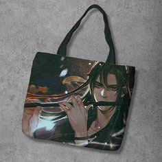 Сумка шоппер Anime Dakimakura, фактура рельефная, мультиколор