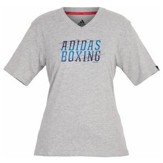 Футболка adidas, размер S, серый