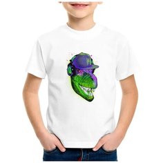 Футболка CoolPodarok, размер 22, белый