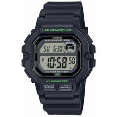 Наручные часы CASIO Collection WS-1400H-1A, черный, серый