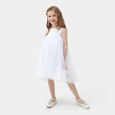 Платье Minaku, размер 104, белый