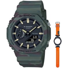 Наручные часы CASIO G-Shock GAE-2100WE-3A, серый, черный
