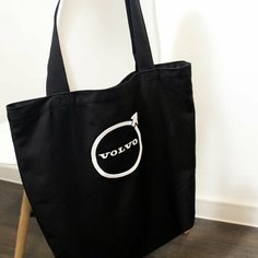 Сумка шоппер лось.com, черный