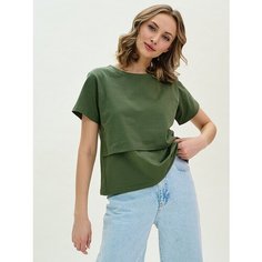 Футболка Proud Mom, размер S, хаки