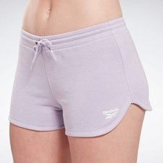 Шорты Reebok RI French Terry Short, размер M, фиолетовый, розовый