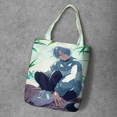 Сумка шоппер Anime Dakimakura, фактура рельефная, мультиколор