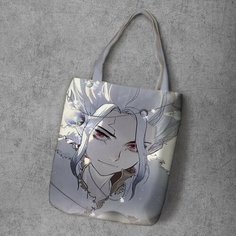 Сумка шоппер Anime Dakimakura, фактура рельефная, мультиколор