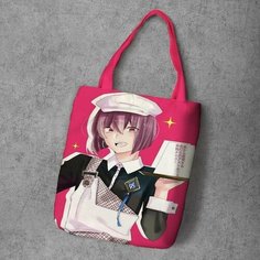 Сумка шоппер Anime Dakimakura, фактура рельефная, мультиколор