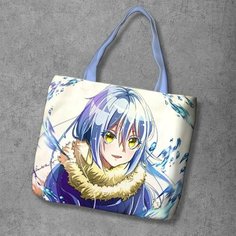 Сумка шоппер Anime Dakimakura, фактура рельефная, мультиколор