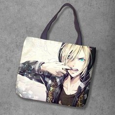 Сумка шоппер Anime Dakimakura, фактура рельефная, мультиколор