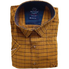 Рубашка Bettino, размер 3XL(60), коричневый