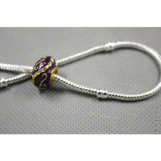 Шарм Handinsilver ( Посеребриручку ) Подвеска-шарм "Кольцо со стразами", фиолетовый