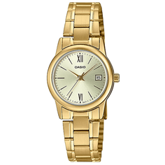 Наручные часы CASIO Collection LTP-V002G-9B3, золотой, серебряный