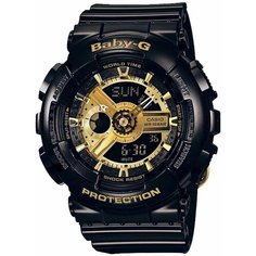 Наручные часы CASIO Baby-G BA-110-1A, желтый, черный