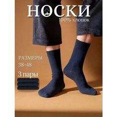 Носки Ростекс, 3 пары, размер 27, черный