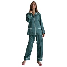 Пижама LOOK FOR YOU, размер S, синий, бирюзовый