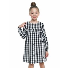 Платье Mini Maxi, размер 98, белый, черный