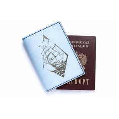 Обложка для паспорта COUP, голубой
