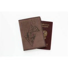 Обложка для паспорта COUP, коричневый