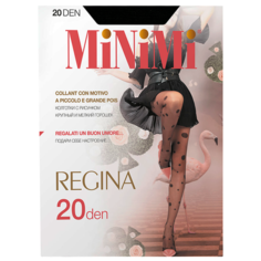 Колготки MiNiMi Regina, 20 den, размер 2/S, черный