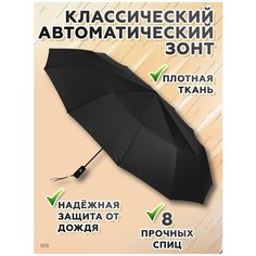 Зонт-трость Tender, черный