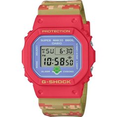 Наручные часы CASIO G-Shock DW-5600SMB-4, красный, коричневый